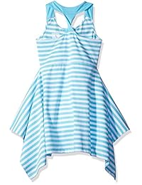 Vestido Nautica tejido con rayas para niña con volados