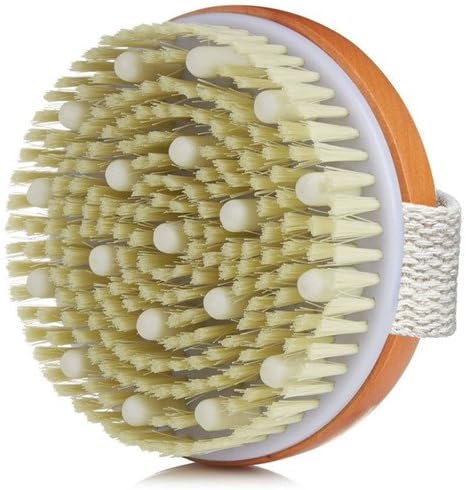 Dry Skin Body Brush Improves Skin's Health And Beauty Remove Dead Skin And Toxins Cellulite Treatment Improves Lymphatic Functions Exfoliates Stimulates Blood Circulation
