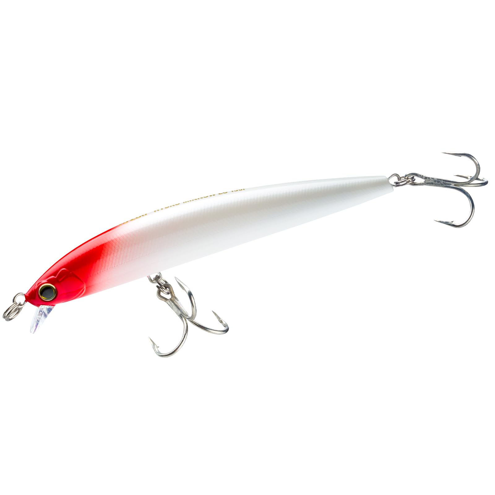 Yo-Zuri Hydro Minnow LC Floating Lure, 6", Pearl Red Head