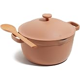 Our Place Perfect Pot, 6.5 Qt Nonstick Ceramic Pot &amp; Dutch Oven with Lid | Patented 8-in-1 cooking pot; PFAS-free ceramic nonstick, spatula included, induction compatible, oven safe to 450&deg;F