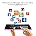 [GMS Certified by Google] iRULU 7'' IPS Tablet - Android 5.1, Quad Core, HD 1280x800, 1GB/16GB, Enhanced 4000mah, Dual Camera, Wi-Fi,Bluetooth 4.0, 3D Game Supported,G-sensor,7inch Tablet -- Pink Rear