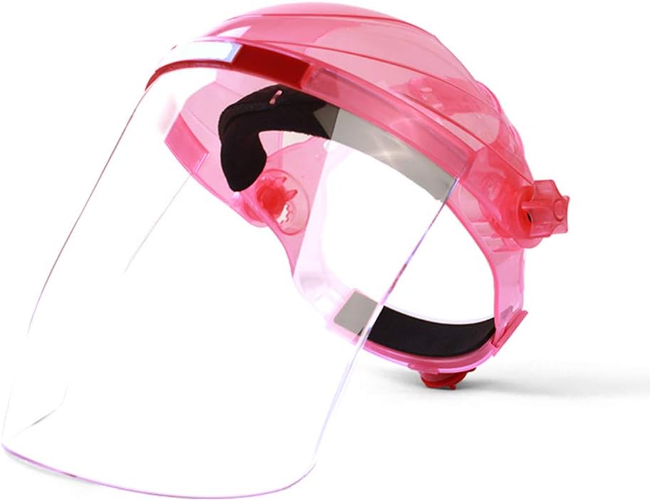 Welding Helmet Welding Mask Transparent Splash Protection Eye Protection Face Protection, with Ratchet Headgear, Clear Tint, Uncoated,C