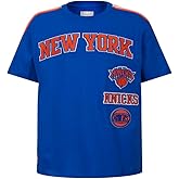 Pro Standard Big Boys NBA New York Knicks Retro Classics Short Sleeve Taping Tee Royal Blue/Orange M