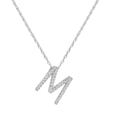 M necklace white gold Clearance