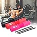 【2019 Upgrad】Barbell Pad Squat Pad for Squats, Lunges and Hip Thrusts - Foam Sponge Pad with Safety Straps Protector for Neck & Shoulders - Fits Standard Olympic Weightlifting and Smith Machine Bar