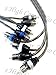 Sky High Car Audio 4 Channel Twisted 18 ft RCA Cables Coated 18' OFC