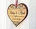 Personalized Heart Love Christmas Ornament Gfit for Anniversary, Valentines Day, Christmas, Pet, Engagement, Babys First, Couples Mom Dad, Fiance, Wedding