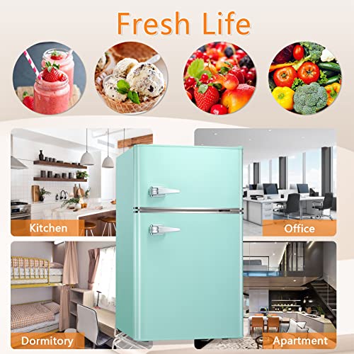 Antarctic Star Mini Refrigerator 3.1Cu.Ft Compact Fridge 115 Volt 60 Hz