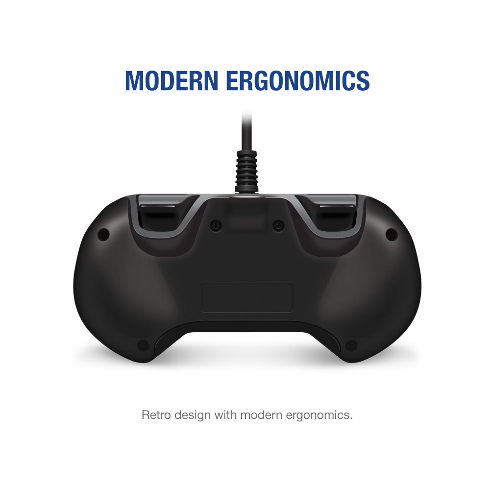 Hyperkin X91 Wired Controller for Xbox One/ Windows 10 PC (Black) - Officially Licensed by Xbox: Video Games