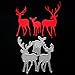 Christmas Metal Cutting Dies Deer for Card Making, Staron Cut Die Metal Stencil Template Mould for DIY Scrapbook Embossing Album Paper Card Craft (F)