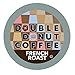 Double Donut French Roast Coffee, in Recyclable Single Serve Cups for Keurig K-Cup Brewers, 12 Count