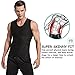 LYTOPTOP Men's Waist Trainer Sweat Sauna Vest, Neoprene Hot Body Shaper Tank Top for Weight Loss Compression Workout Shirt,Slimming Corset Shapewear Thermo Sauna Suits Accelerate Fat Burner Black