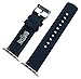 BARTON Canvas Apple Watch Bands - Navy Blue - For 42mm Apple Watch, Watch 2 & Watch 3