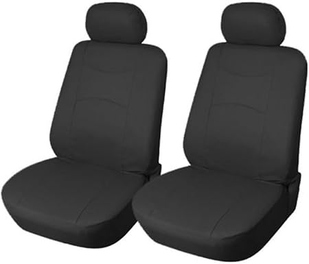 Amazon Opt ブランド ビニールレザー4 Pcセットフロントカーシートカバーアウディソリッドプレーンブラック Ca7159 Bk 送料無料から新しいyork シートカバー 車 バイク