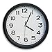 Travelwey Home Wall Clock Battery Operated, No Bells, No Whistles, Simply Hang and Go, Silent and Non Ticking, Glass Front Wall Clocks, Big Bold Digits