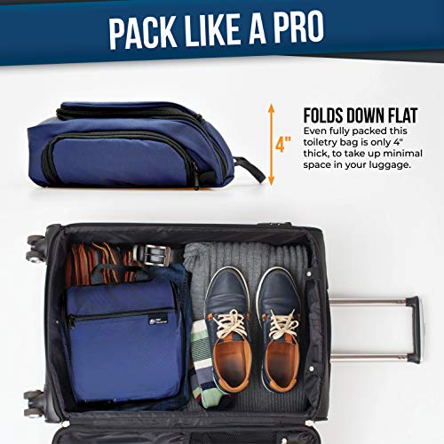 Hanging Travel Toiletry Bag for Men and Women – Large Cosmetics, Makeup and Toiletries Organizer Kit with 19 Compartments, YKK Zippers, XXL Metal Swivel Hook, Water-Resistant Nylon 6 Hanging Travel Toiletry Bag for Men and Women – Large Cosmetics, Makeup and Toiletries Organizer Kit with 19 Compartments, YKK Zippers, XXL Metal Swivel Hook, Water-Resistant Nylon
