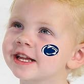 Fan-A-Peel Penn State Waterless Temporary Tattoos - Hypoallergenic Peel and Stick Waterproof Temporary Tattoos