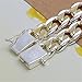NYKKOLA Stunning Beautiful 925 Silver Classic Simple Design Bracelet for Women Mens