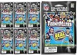 Party Animal NFL TeenyMates Series 6 Figurines - Lot of 7 Mystery Packs