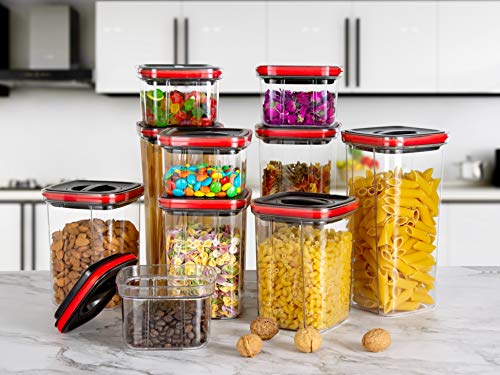 Food Storage Containers, Airtight Storage Containers with Lids, Kitchen Organization and Storage Set,Kitchen Pantry Organization Containers, 4 Pieces