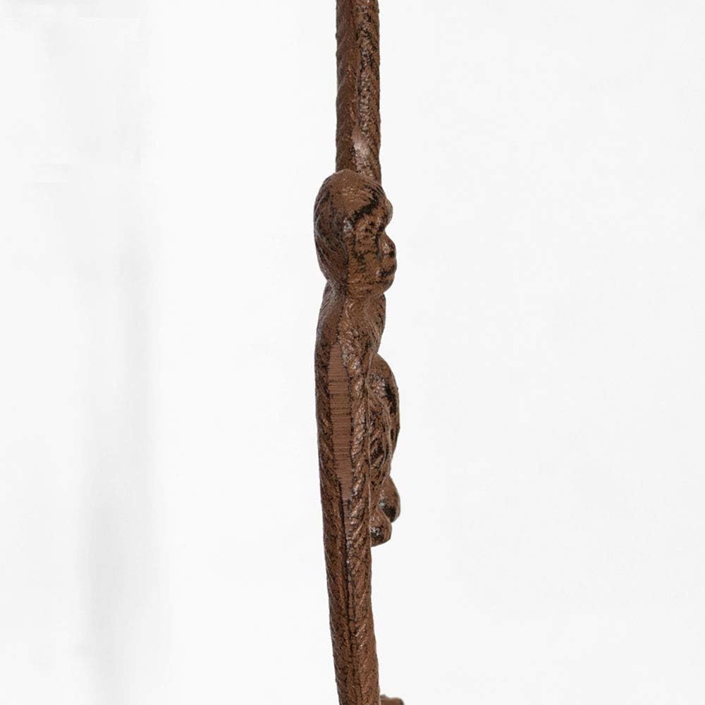 Sungmor Cast Iron Plant Hangers, 2PC Monkey Hooks, 7.9 Inch Large S Planter Hanger - Image 4