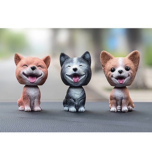 image for Comidox Handmade childhood memory BobbleHead Dogs Car Dash Puppy for C