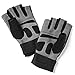 Best Fingerless Weight Lifting Gloves with Wrist Wrap Support for Men or Women. A Perfect Pair of Sports Gloves for Weightlifting, Crossfit, Working Out or Exercise.
