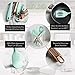 COOK with COLOR Set of Five Mint Green and Rose Gold Silicone Mini Kitchen Utensil Set