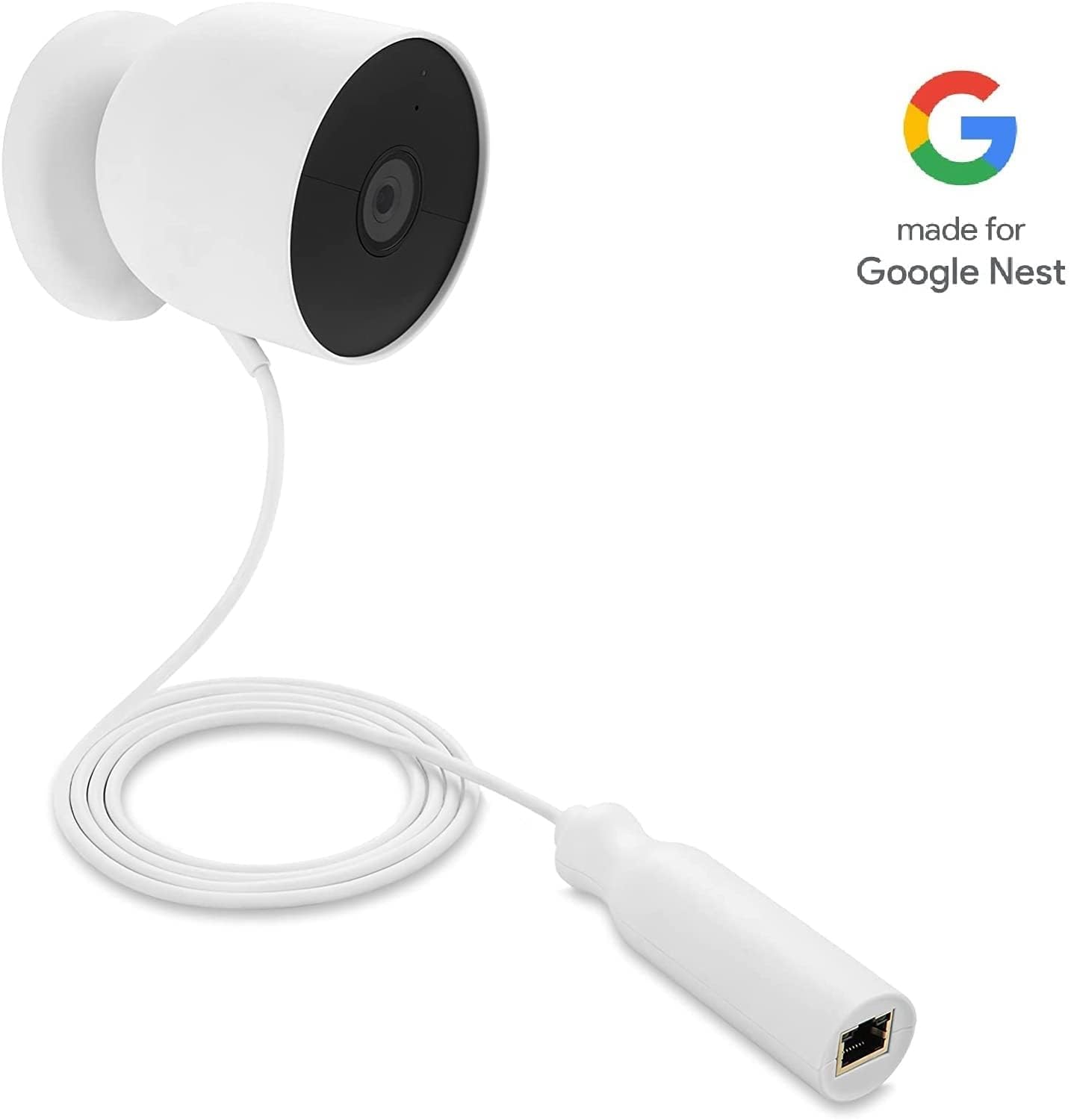 Wasserstein PoE Adapter for Google Nest Cam Outdoor or Indoor, Battery - Made for Google Nest