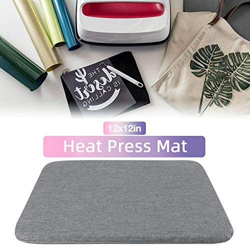 Heat Press Mat 12"x12" Compatible with Cricut Easypress 2/Easypress
