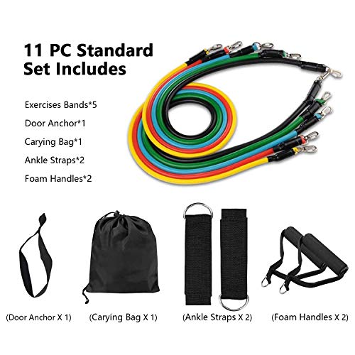 Resistance-Bands-Set-Exercise-Bands-Elastic-for-Fitness-Training-Yoga-Physical-Therapy-Home-Workouts-with-Handles-Door-Anchor-Ankle-Straps-Waterproof-Bags-Portable-Exercise-Equipment-for-MenWomen