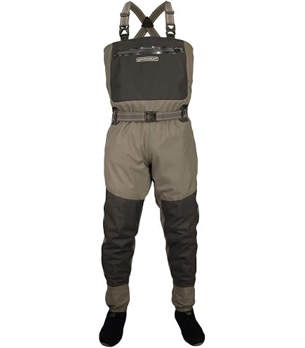 Amazon.com: Compass 360 Stillwater II™ STFT Wader SM Khaki