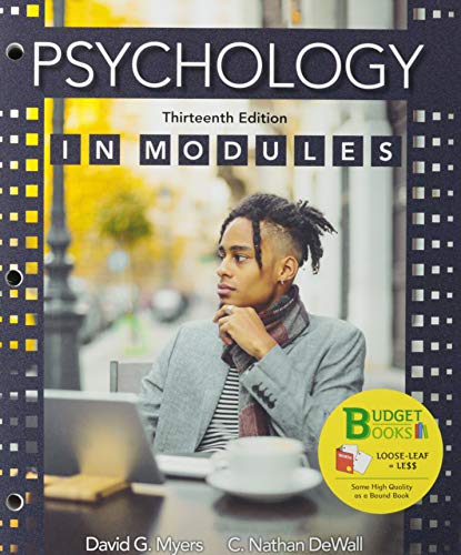 Psychology In Modules (Looseleaf)