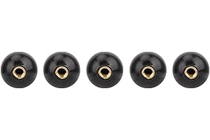 Round Ball Knob, Handle Ball Knob, 5pcs BM10*32 Built in Copper Screw Nut Round Bakelite Ball Knob Handle
