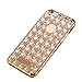 GBSELL Crystal Diamond Plating Clear Rubber Soft TPU Cover Case For iphone 6 Plus /6s Plus
