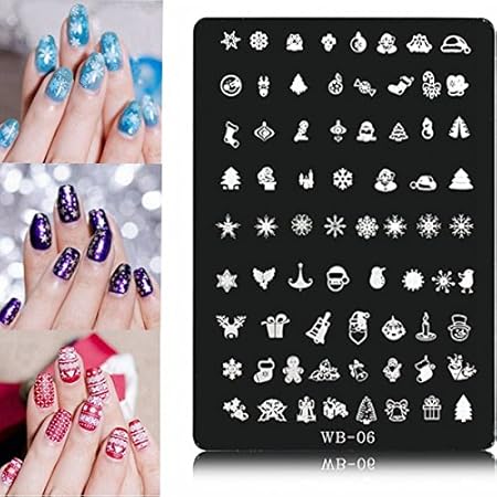 Amazon ネイルアートイメージ プレート ポリッシュ スタンピング テンプレートdiyネイルデザイン Roowill ネイルアートキット 通販