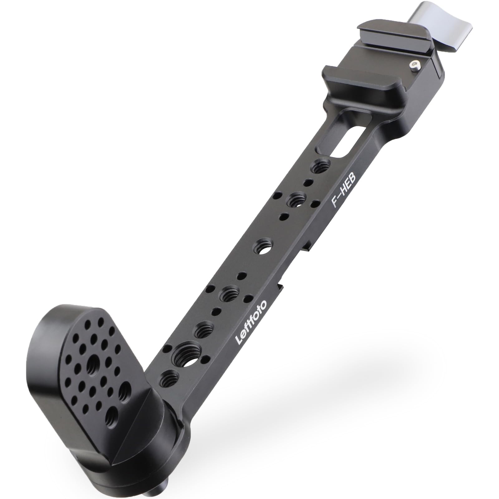LLEFTFOTO Gimbal Handgrip Mount Extension Bracket for DJI Ronin DJI RS2/RSC2/RS3/RS3PRO/RS3 mini Gimbal Stabilizer with NATO Clamp and Cold Shoe Mount Adjustable Extension Plate