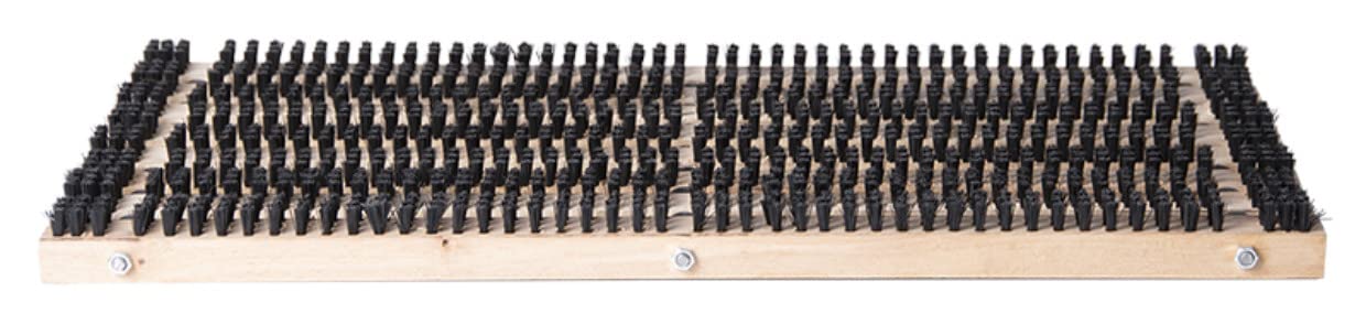 Wooden Doormat Nylon Bristles