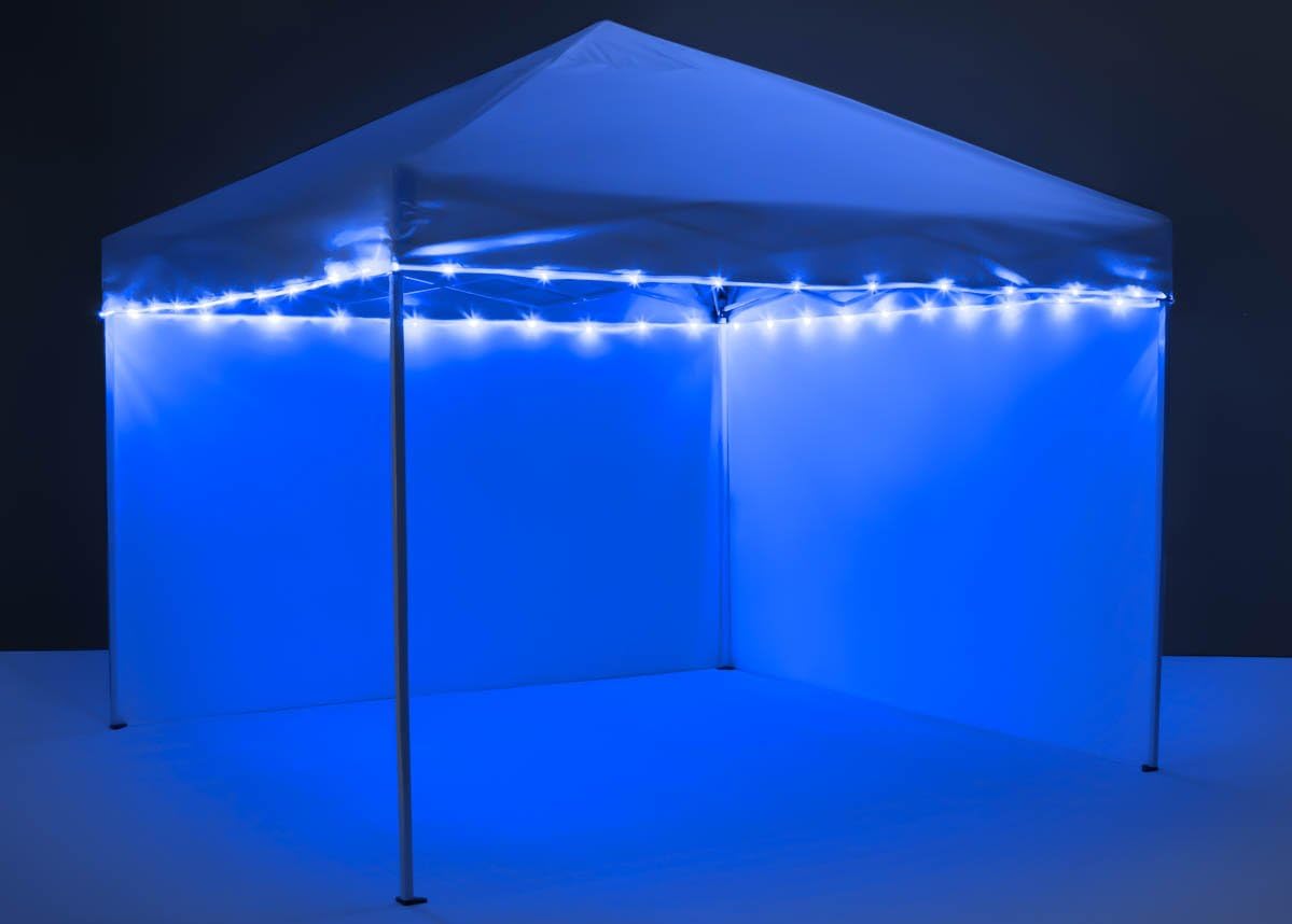 Amazon Com Brightz Canopybrightz Led Tailgate Canopy And Patio Umbrella Accessory Lighting Kit Lights Only Blue Home Kitchen