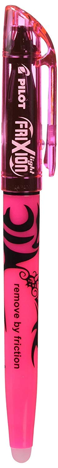 Pilot Frixion Light Erasable Highlighter 4 mm Tip - Pink, Box of 12