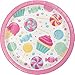 Olive Occasions Little Baker Girls Birthday Party Candy Bouquet 16 Dessert Plates, 16 Lunch Plates, 16 Lunch Napkins and 16 Beverage Napkins, Candle, Table Cover, 16 Gift Bags
