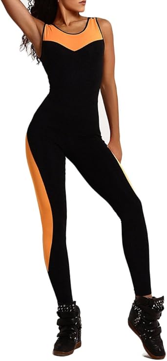 Mono Mujer Sin Mangas De Mallas Pantalones Deporte Elásticos Chic ...