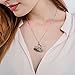 OSIANA Birth Month Flower Necklace for Women 18K Plated Gold Dainty Disc Disk Photinia Coin Pendant Minimalist Floral Necklace Classic Birth Flower Necklace Delicate Personalized Gift For Her