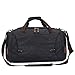 Travel Duffel Bags for Men Canvas Weekend Carry-on Luggage Tote Bag (Black)