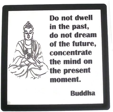Magneticprintsrus, Buddha''Do not dwell'', magnet 3.5 x 3.5 inches