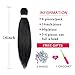Pre Stretched Braiding Hair 8 Packs Yaki Texture Crochet Braiding Hair Extension Itch Free Low Tempreture Kanekalon Synthetic Fiber (16