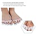 Gel Toe Separator,Bestrice Toe Spacers Rubber Toe Stretchers Used for Sports Activities, Yoga Practice & Running for Men and Women Bunion Pain Relief Toe Straightener Achilles Stretcher