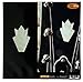 JACAMOU H-109CC-WT-SET Closed Crown (WT) Inlay Stickers for Guitar Head, Set of 2