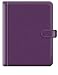 Pierre Belvedere A4/Letter Size Snap Portfolio, Refillable, Plum (371010)