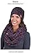 4 Tone Beanie - Black Kaleidoscope #32